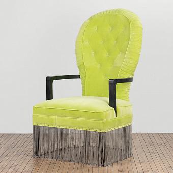 Кресло 93 Emperor's Chair хлопок Vintage Lime