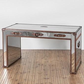 Письменный стол Slab Desk металл Shiny Steel