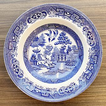 Винтажная тарелка Vintage Plate Willow Medium