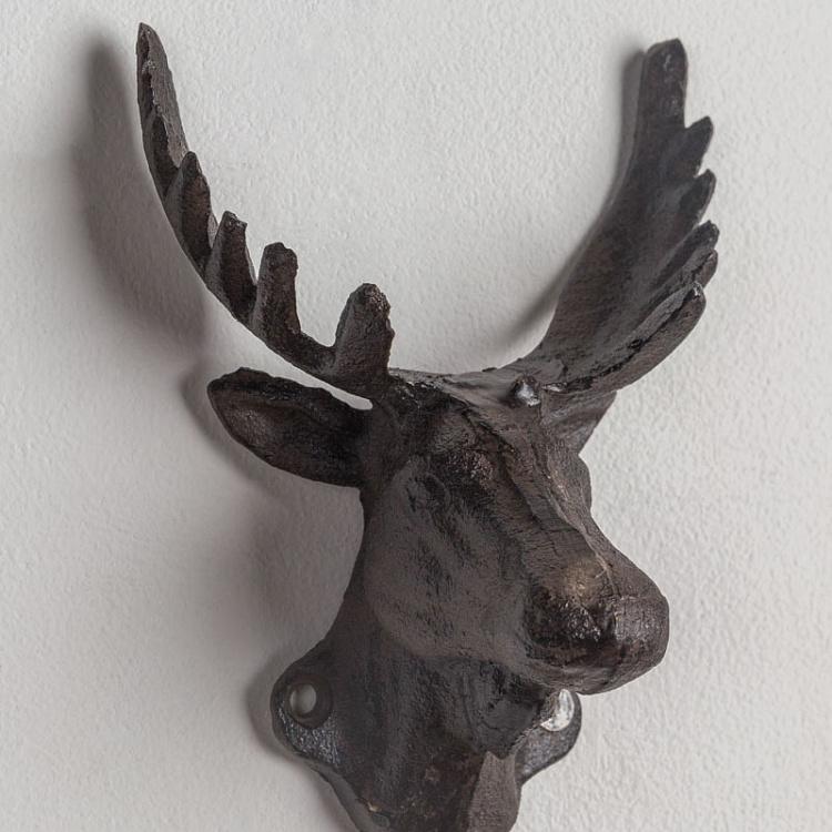 Металлический крючок Лось Metal Coat Hook Elk