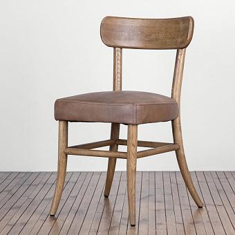 Стул Sansa Dining Chair, Weathered Oak натуральная кожа Destroyed Raw