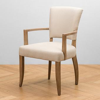 Стул Mami Dining Chair With Arms, Oak Sandwashed лён Linen Plain