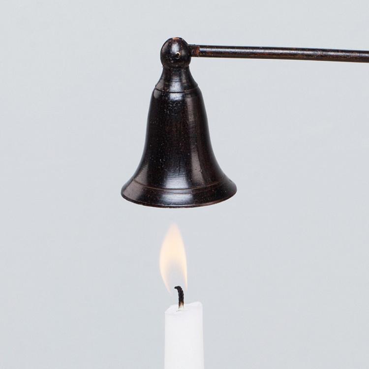 Тушитель для свечи с фарфоровым наконечником Candle Snuffer With Porcelain