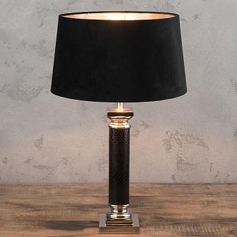 Настольная лампа с абажуром Table Lamp Marvelous Black/Silver