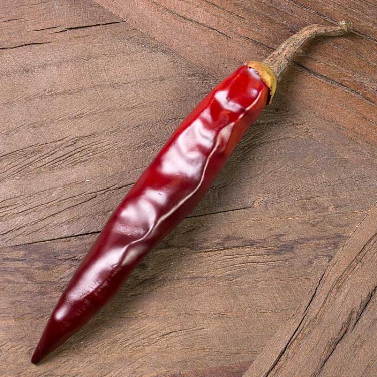 Набор из 10-ти искусственных красных перцев чили Chili In Bag Burgundy Red