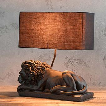 Настольная лампа с абажуром Lion Table Lamp Clarence With Shade