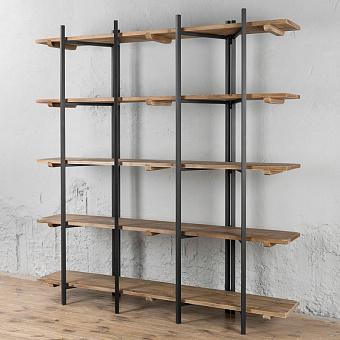 Стеллаж Wooden And Metal Rack With 5 Levels Easy