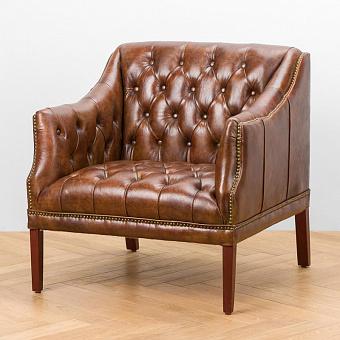 Кресло Cabinet 1 Seater PF натуральная кожа Brown Grain
