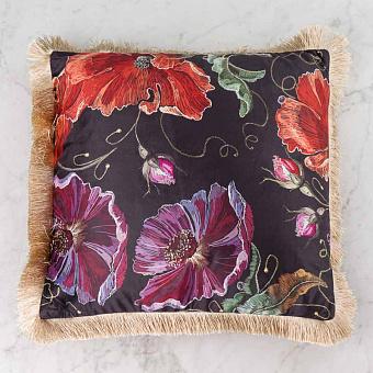 Декоративная подушка Cushion With Fringes Floral Design