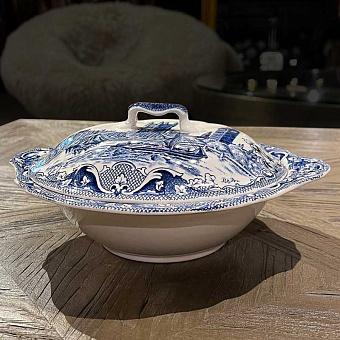 Vintage Soup Bowl With Lid Old London