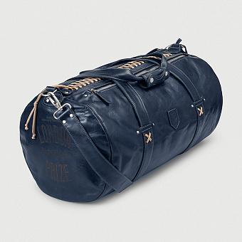 Спортивная сумка Sport Bag Model 38, Blue Opaco натуральная кожа Blue Opaco
