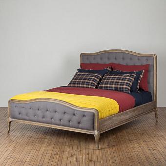 Полутороспальная кровать Lea Bed лён Linen Grey