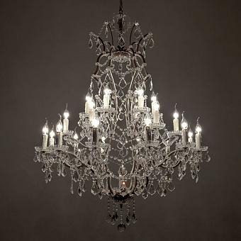 Люстра Crystal Chandelier Large хрусталь и металл Clear Crystal and Antique Rust