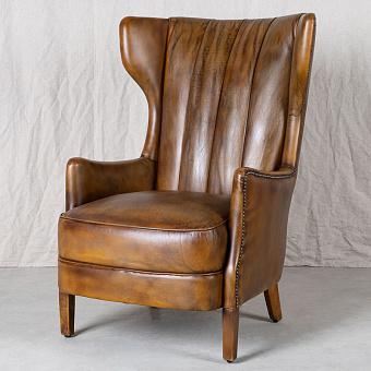 Кресло Manor Chair натуральная кожа Vagabond Mustard