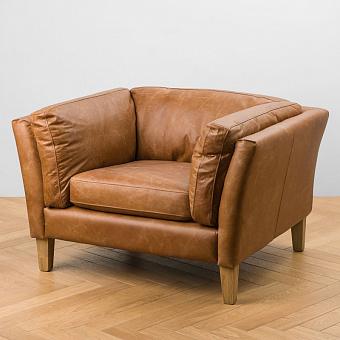 Кресло Verona Chair, Oak Brown натуральная кожа Chestnut Tan