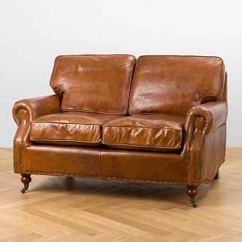 Двухместный диван Archive 2 Seater PF натуральная кожа Light Brown Grain