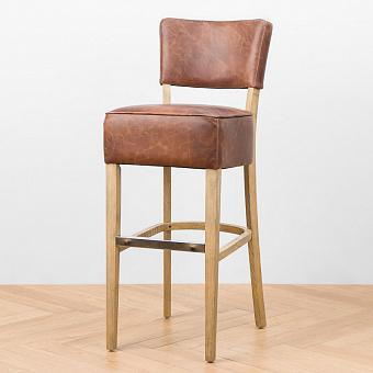 Барный стул Negroni Barstool, Oak Brown натуральная кожа Autumn Brown
