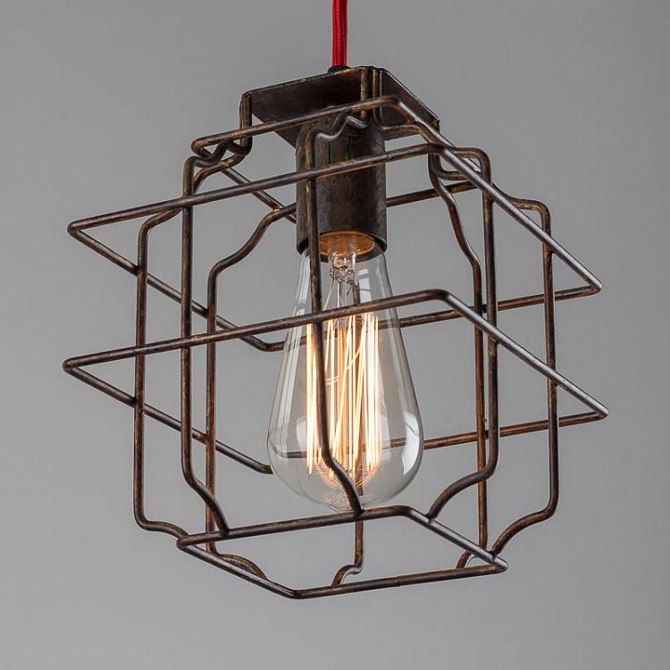 Подвесной светильник, проволока Hanging Lamp In Rusty Wire