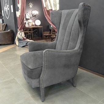 Кресло Manor Chair натуральная кожа Aussie Royal Grey