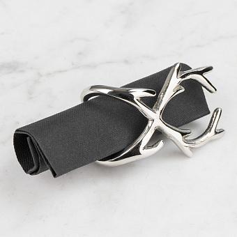 Кольцо для салфетки Antler Napkin Ring Silver