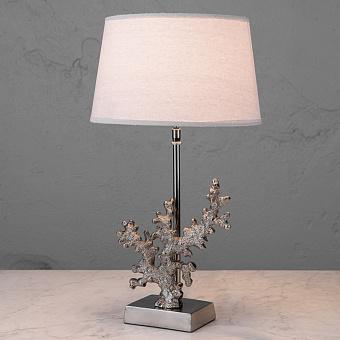 Настольная лампа с абажуром Aluminium Coral Table Lamp With Shade