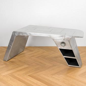 Письменный стол Wing Desk RM алюминий Jet Silver