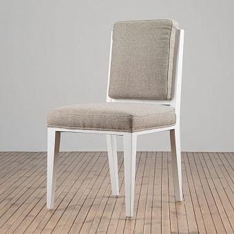 Стул 17 Dining Chair, White Wood лён Linen Taupe