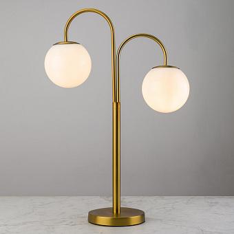 Настольная лампа Croisette Double Table Lamp Brass Finish