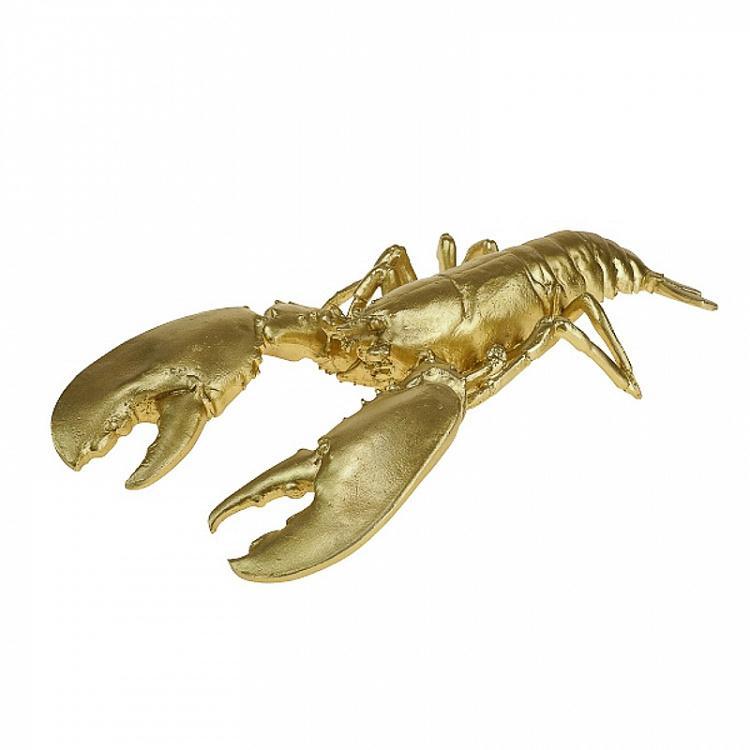 Lobster Deco Object Gold