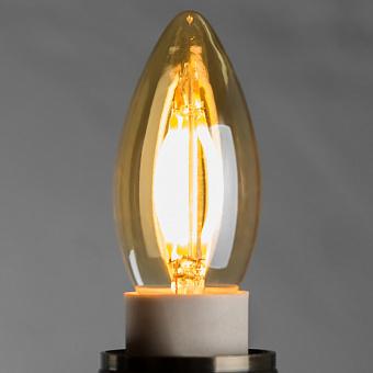 Лампа светодиодная Edison Leaf Gold Citadel E14 4W