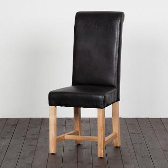 Стул Rollback Dining Chair, Light Wood шкура Moo Black And White