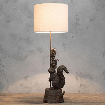Настольная лампа Lamp Acrobat Squirrels With Shade