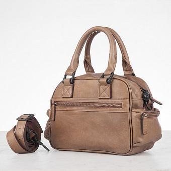 Женская сумка TO Briston Shoulder Bag Small натуральная кожа Destroyed Raw
