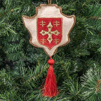 Новогодняя подвеска Velvet Pendant Maltese Cross 15 cm