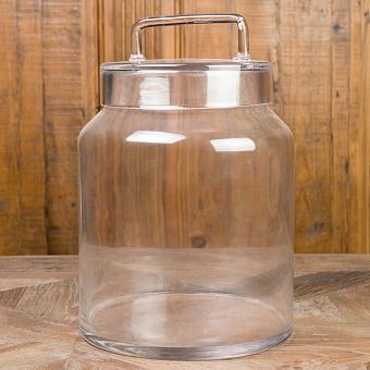 Ёмкость для хранения Glass Vase With Straight Handle Medium