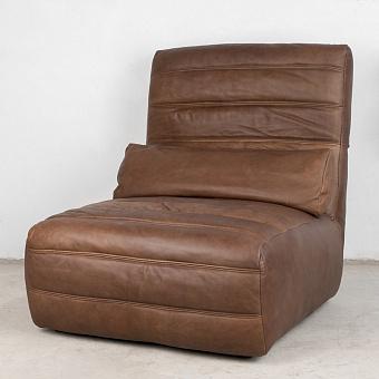 Кресло Layback 1 Seater, Antique Wood натуральная кожа Savage