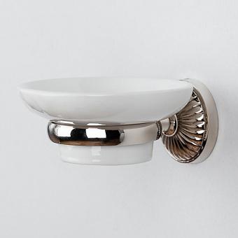 Мыльница Wall Mount Soap Rosace Nickel And Ceramic