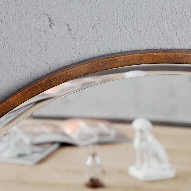 Круглое зеркало Фоб Fob Round Mirror Copper Patina