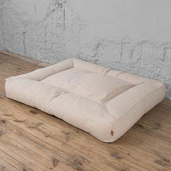 Лежанка для питомца Oxford Cushion Large, Linen Ecru