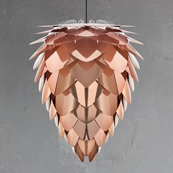 Подвесной светильник Conia Hanging Lamp With Black Cord Medium пластик Shiny Copper Plastic