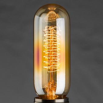 Лампа накаливания Edison Tube Gold Screw E27 60W