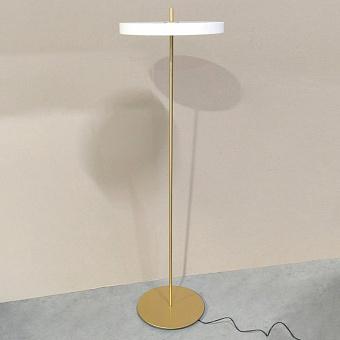 Торшер Asteria Floor Lamp discount алюминий Pearl White Aluminium