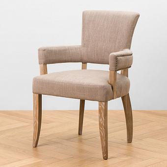 Стул Newport Dining Chair, Oak Sandwashed лён Linen Stone