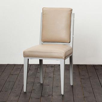 Стул 17 Dining Chair, Taupe Wood натуральная кожа Leather Sand
