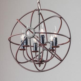 Люстра Gyro Chandelier Small металл Antique Rust