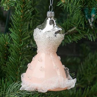 Ёлочная игрушка Glass Hanger Dress 11,6 cm
